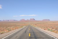 Approaching Monument Valley